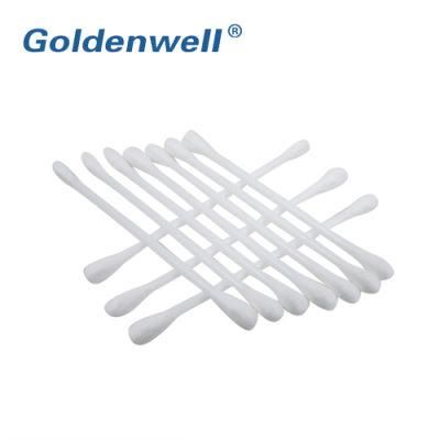 Disposable Medical Wood Stick Cotton Swab Cotton Ear Buds