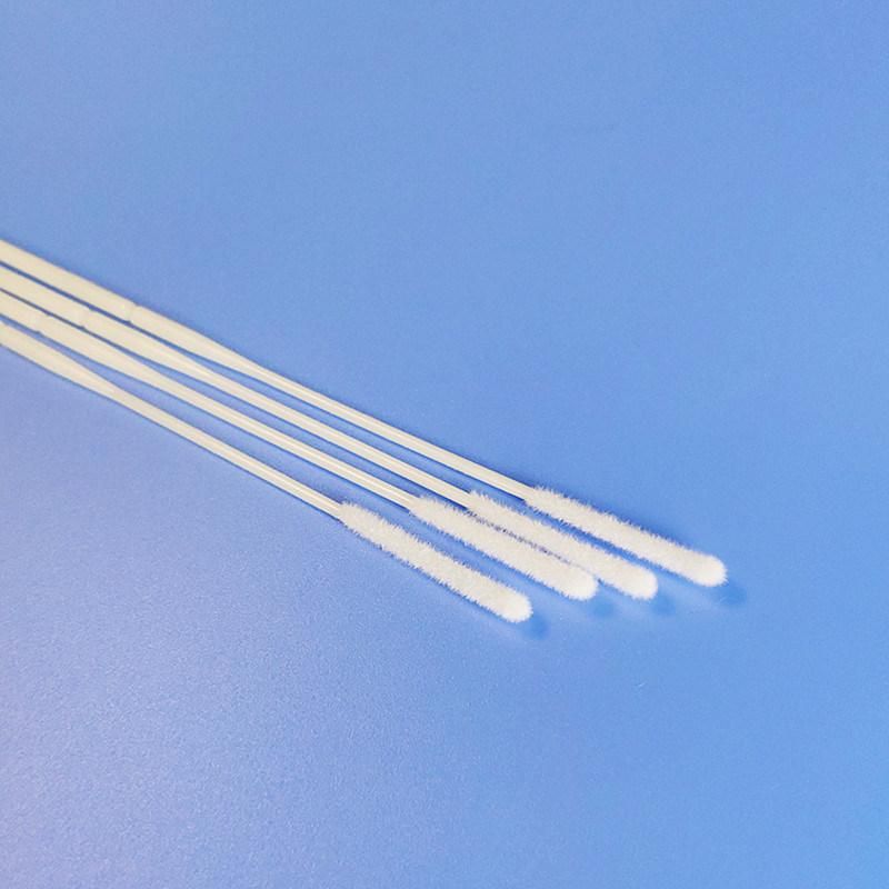 Sterile Transport Sample Collection Swab Nasopharyngeal Nylon Flocked Swab