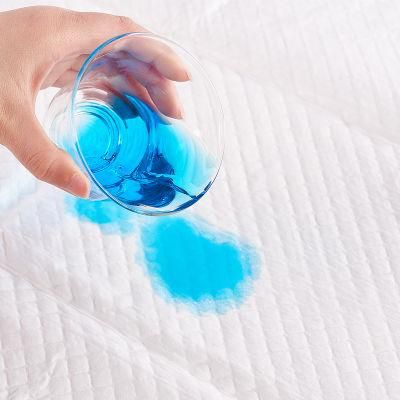 Nonwoven Organic Quick Dry Disposable Blue Disposable Underpad Sheet