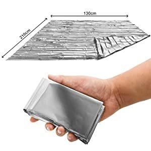 First Aid Waterproof Foil Rescue Lightweight Portable Emergency Survival Retains Heat Nasa Folding Thermal Blanket Wrap for Sale