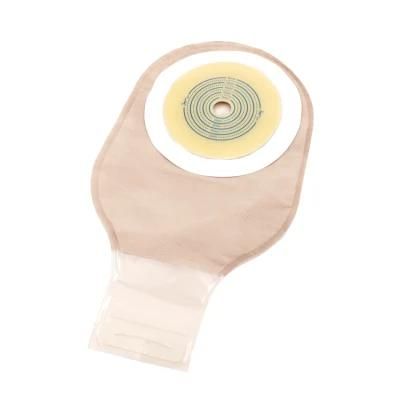 Non-Woven Active Carbon One Piece Open Ostomy Bag Velcro Closure