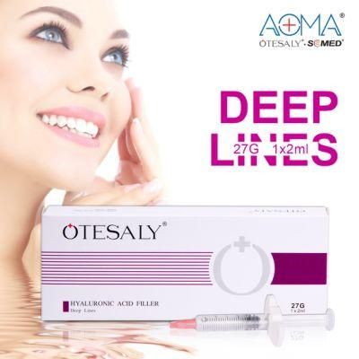High Quality Otesaly Price Cross Linked Facial Sub Skin Injection Hyaluronic Acid Deep Lines Dermal Filler