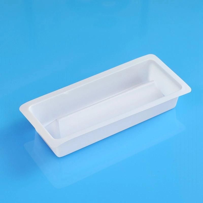 Reagent Reservoir Plastic Transparent 185ml 384 Well Pipetting Reagent Reservoir Basin Plate for Lab 55 Ml Disposable Lightweight White Single Channel Reagent