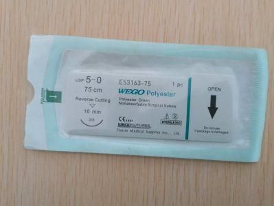 Wego Brand Polyester Surgical Suture 5-0