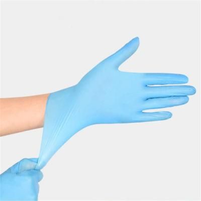 Wholesale Blue Disposable Glove Protective Medical/ Non-Medical Nitrile Gloves with CE Certificate