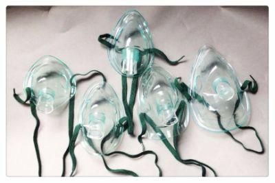 Breathing Full Face Mask for Sleep Medical Single Use Medical Nebulizer PVC Transparent Oxygen Mask