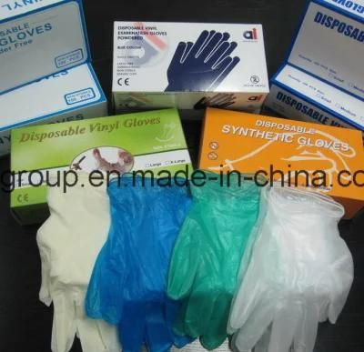 Transparent Vinyl Examination Gloves for Medical Use