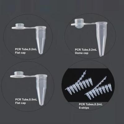 Biobase Flat Lid 8-Strip PCR Tube PCR 0.1ml 0.2ml Tube