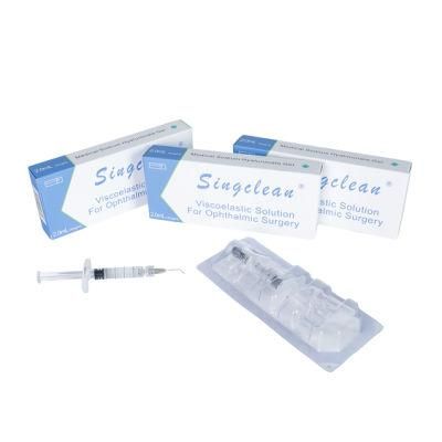 Surgical Supplies Materials Viscoelastic Excellent Singclean Sodium Opthalmic Viscosurgical Device
