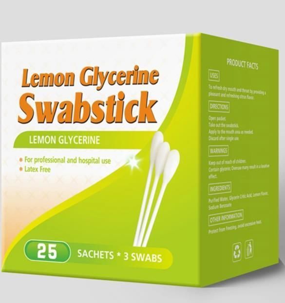 Medical Consumable Lemon Glycerine Swab Stick
