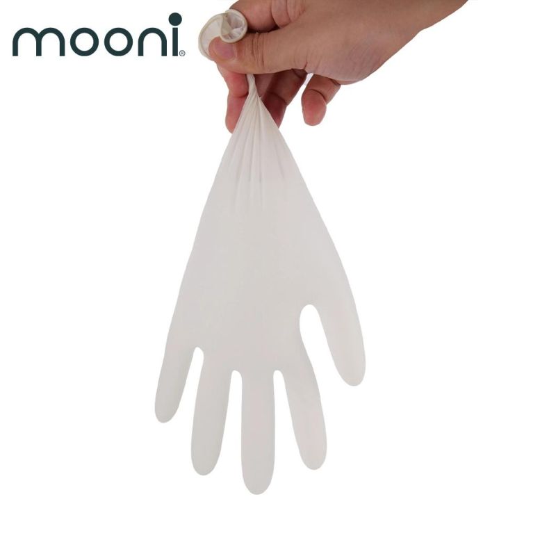 Powder Free Ivory White Disposable Latex Medical Working Glove
