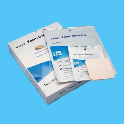 Medical High Absorbent Silver PU Antibacterial Foam Dressing