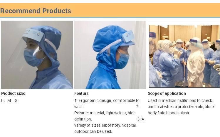 Anti Virus Medical Direct Splash Protective Face Shield