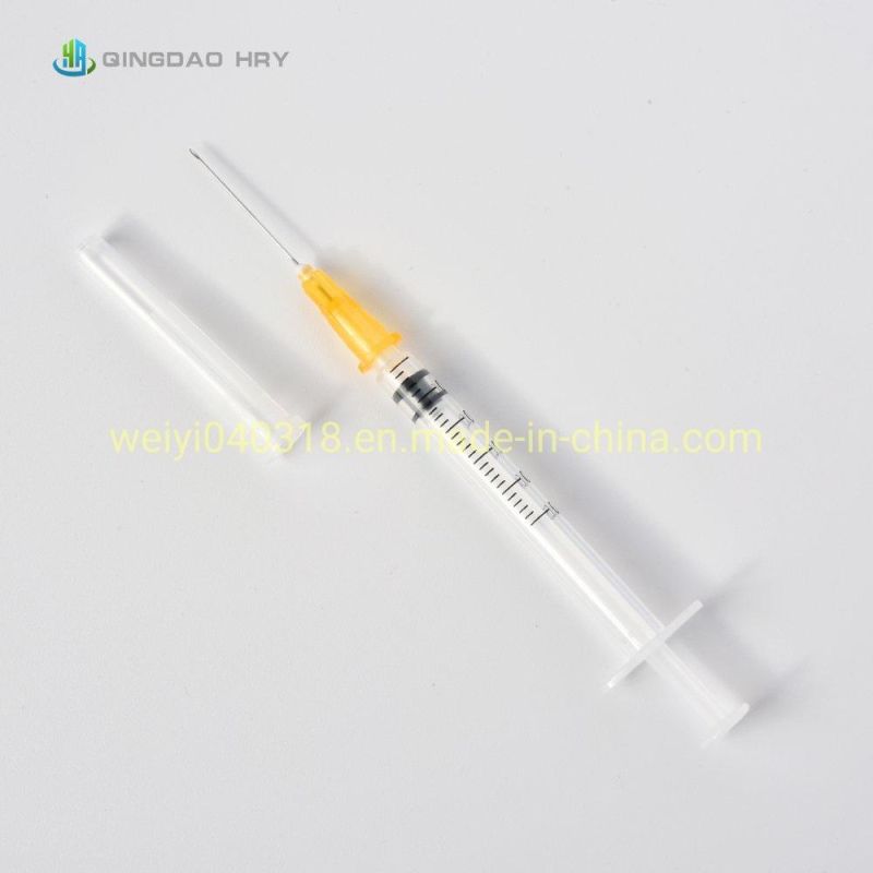 Hot Sale Disposable Medical 0.5-20ml Auto Disanle Syringe/Auto Destruct Safety Syringe/Low Dead Space Syringe