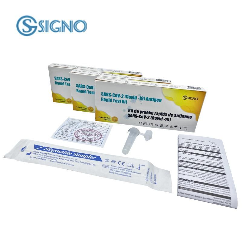 Signo Antigen Rapid Nasal Test Kit 19 for CE Approved