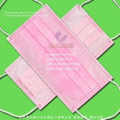 Disposable PP Protective Face Mask with Ear Hanging Elastic
