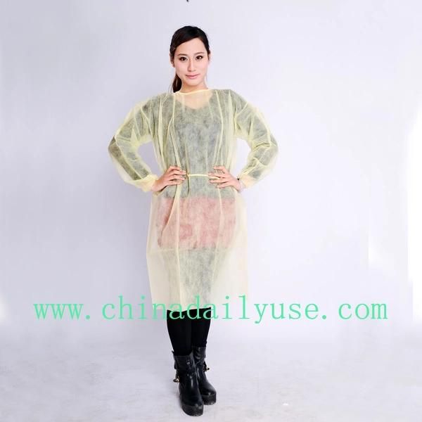 Isolation Gown Level 1 Level 2 Gown Coveralls Disposable Coverall Disposable Gown Blue PP+PE 45g