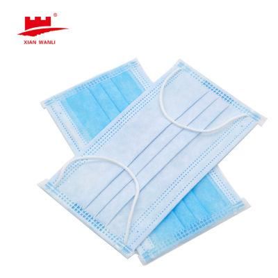 Disposable 3 Ply Face Shield Earloop Antiviral Face Mask Surgical Disposable Medical Mask