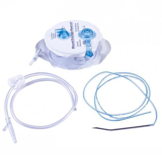 Disposable Negative Pressure Closed Wound Drainage Reservoir System Hollow Type 800ml