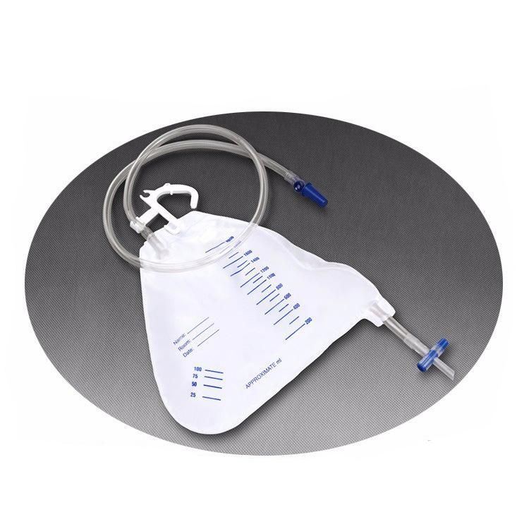 Disposable Medical Sterile 2000ml Portable Urine Collection Bag