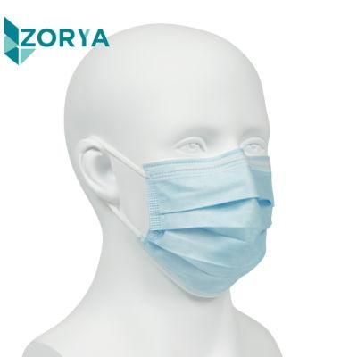 Low Price Disposable 3 Ply White/Black/Blue Color Type I/II/Iir Mask