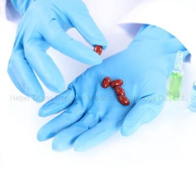 Nitrile Powder Free Disposable Manufacturer Blue Gloves for Working