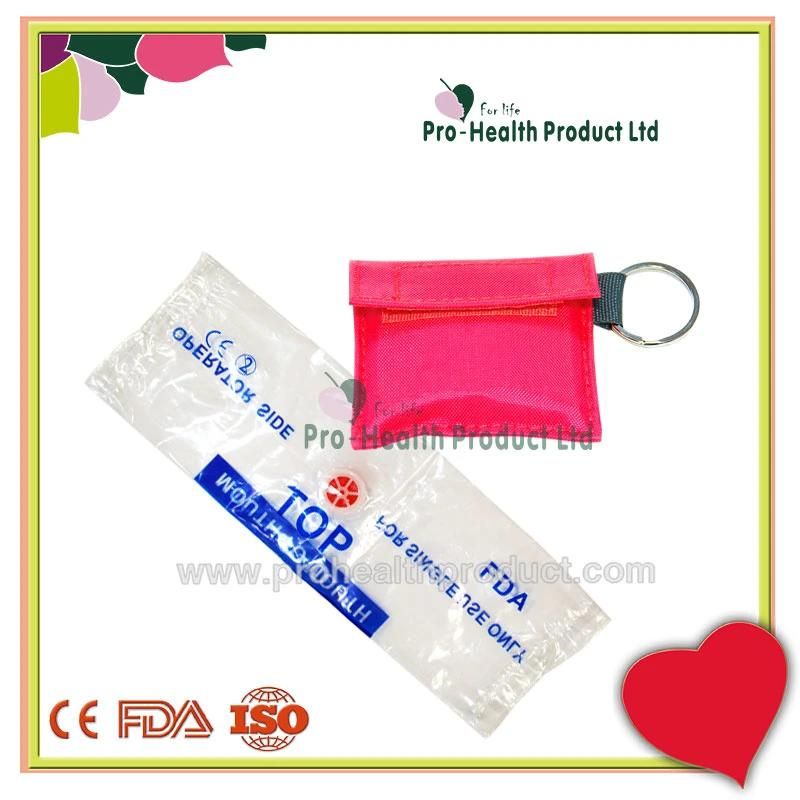 Disposable Medical Emergency CPR Pocket Mask With A Bag