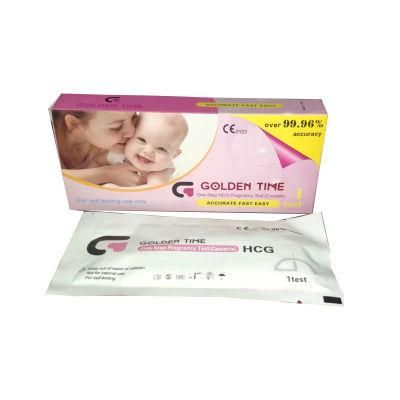 Home Use One Step Test Kit Pregnancy HCG Test Strip Cassette Midstream