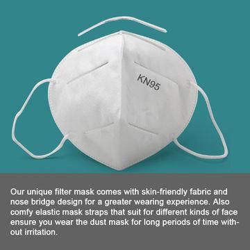 Protective Medical Virus Disposable Kn95 Face Mask Medical Consumables Mouth Mask N95 Dust Face Mask Ffp3 Respirator with Valve for Medical Use