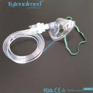 Medical Disposable PVC Mask Nebulizer Mask with 2.1 Tubing Hot Selling