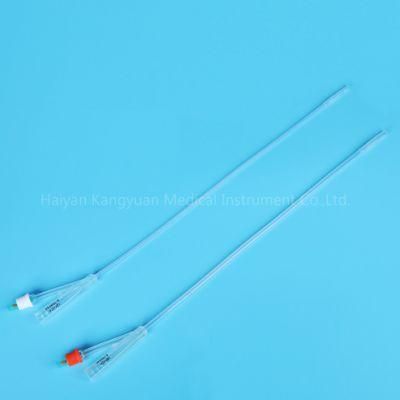 Suprapubic Use Silicone Foley Catheter Special Open-Ended Design