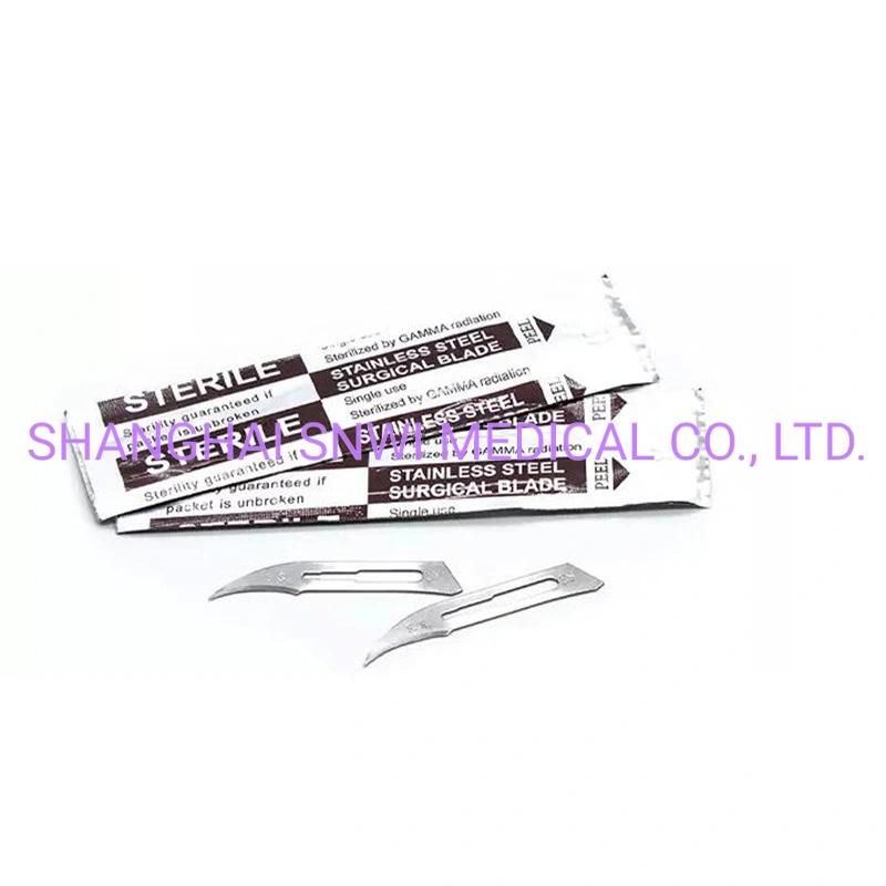 Medical Disposable Sterile Stainless Steel Carbon Steel Surgical Scalpel Blade