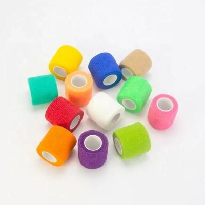 Colored Elastic Light Compression Self-Adhesive Bandage