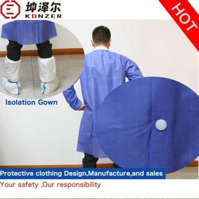 PP Coated with PE Film Wholesale Coverall Disposable Protective Coveralls