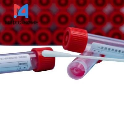 Disposable Sterile Throat/Oral Nasal Nasopharyngeal Nylon Flocked Swab for Medical Rapid Diagnostic Test