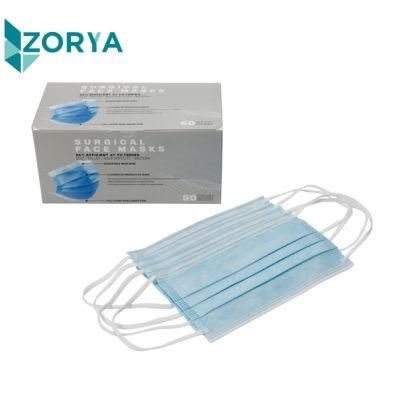 OEM &amp; ODM Disposable 3 Ply SMS Extra Soft Face Mask Super Elastic Comfortable Earloop Face Mask Free Sample Provided Level 1/2/3 Face Mask