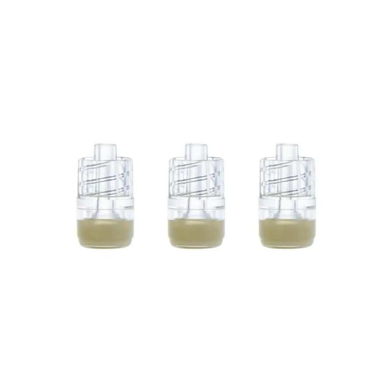 Good Quality Medical Disposable Yellow Heparin Caps Luer Lock Transparent Heparin Cap