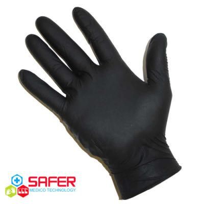 Latex Nitrile Gloves Examination Black Disposable Malaysia
