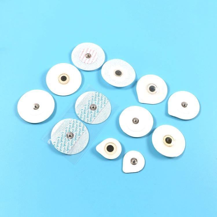 Non-Woven Round Disposable ECG Electrode for Hospital