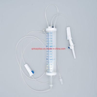 100ml Burette Pediatric Infusion Set with White Background