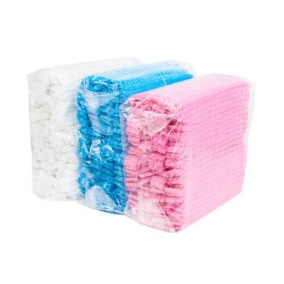 Nonwoven Disposable Hair Net Cap Clip Caps