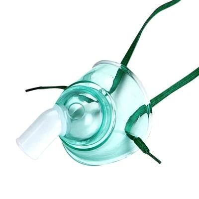 Medical Consumable Tracheostomy Mask Light Green Dehp Free
