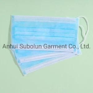 Discount Anti-Pollution Disposable 3-Layer Non-Woven Breathable Medical Surgical Face Mask