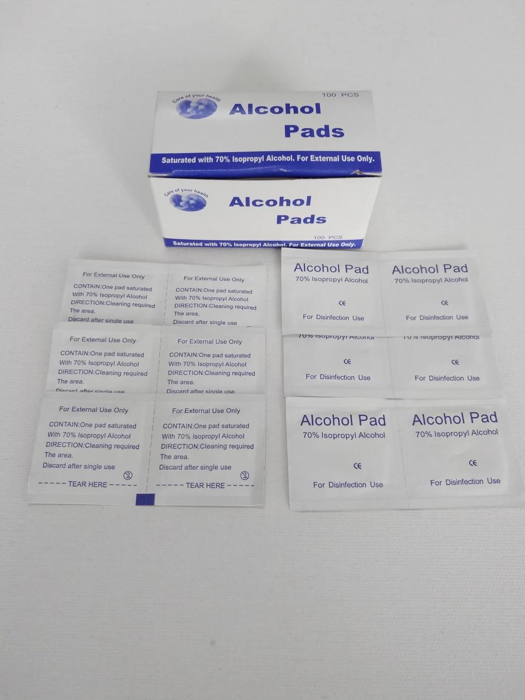 Disposable Alcohol Pad, Medical Sterilizing, 70% Isopropyl Alcohol