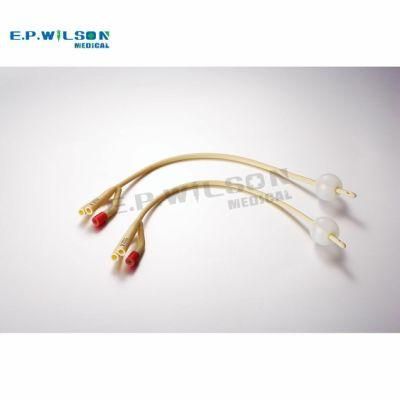 Hot-Selling Product Wholesale Latex Foley Catheter Silicone Coated 3-Way