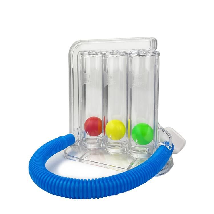 Cheap High Quality Medical Three Balls Spirometer for Breathing Trainer