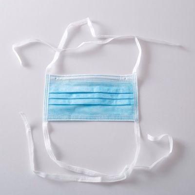 Wholesale Disposable Face Mask 3 Ply Protective Bandage Tie on Surgical Medical Mask