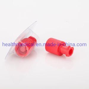 Double Tap Connector for Syringe Tip, Medical Screw Cap Disposables,