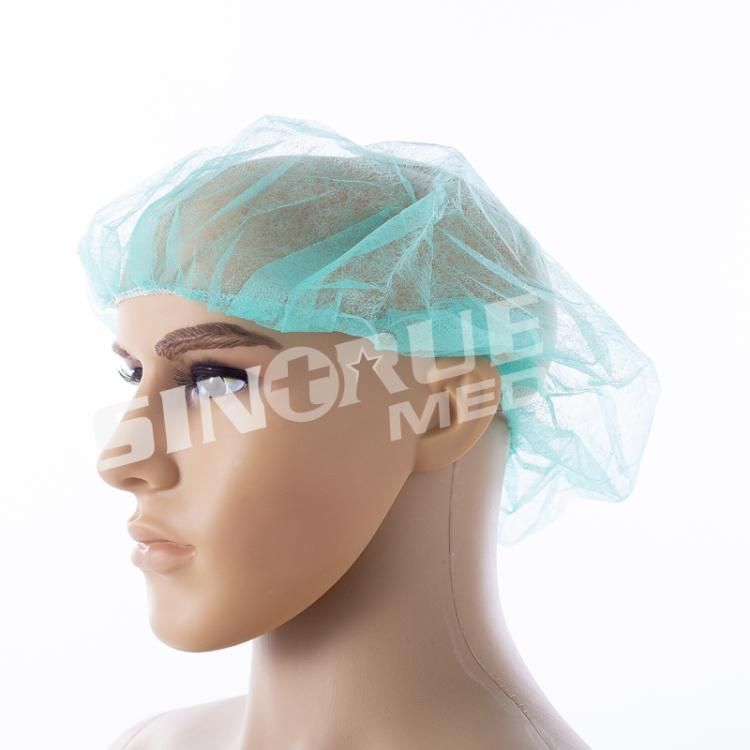 18" 21" 24" Disposable Non-Woven Round Nurse Cap