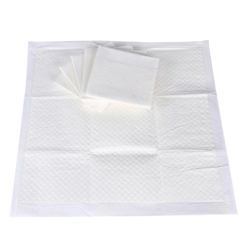 China Manufacturer Hospital Nursing Waterproof Underpad Include Sap & Fluff Pulp Waterproof Bed Pads for Elderly